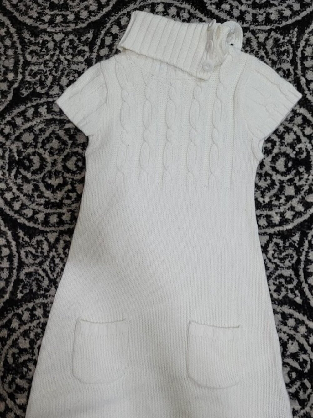 Seductions Cable Knit Mini Dress